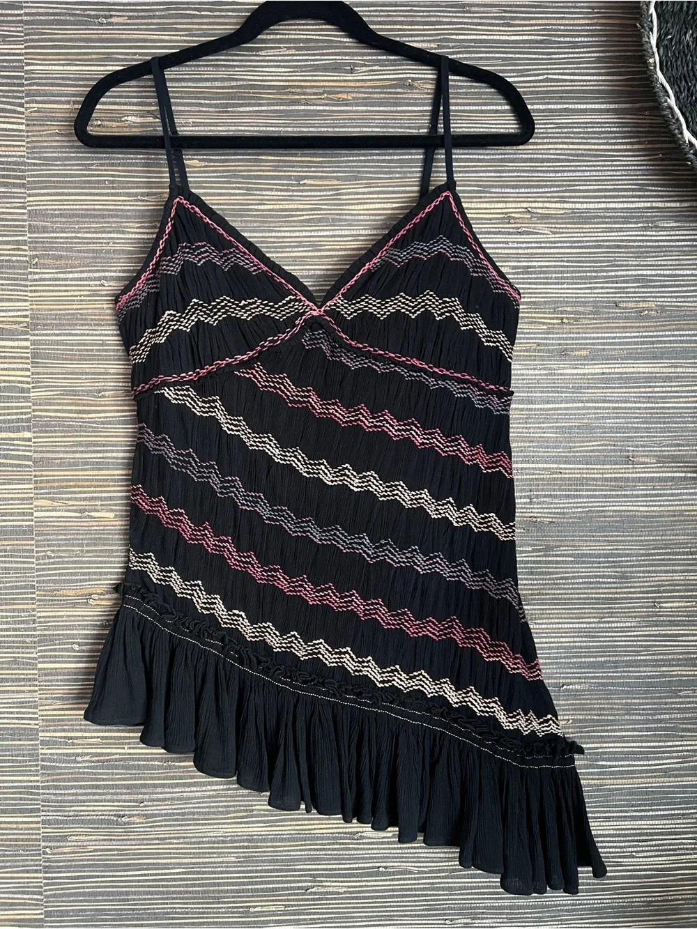 Free People Over The Rainbow Tank Tunic XL nwot